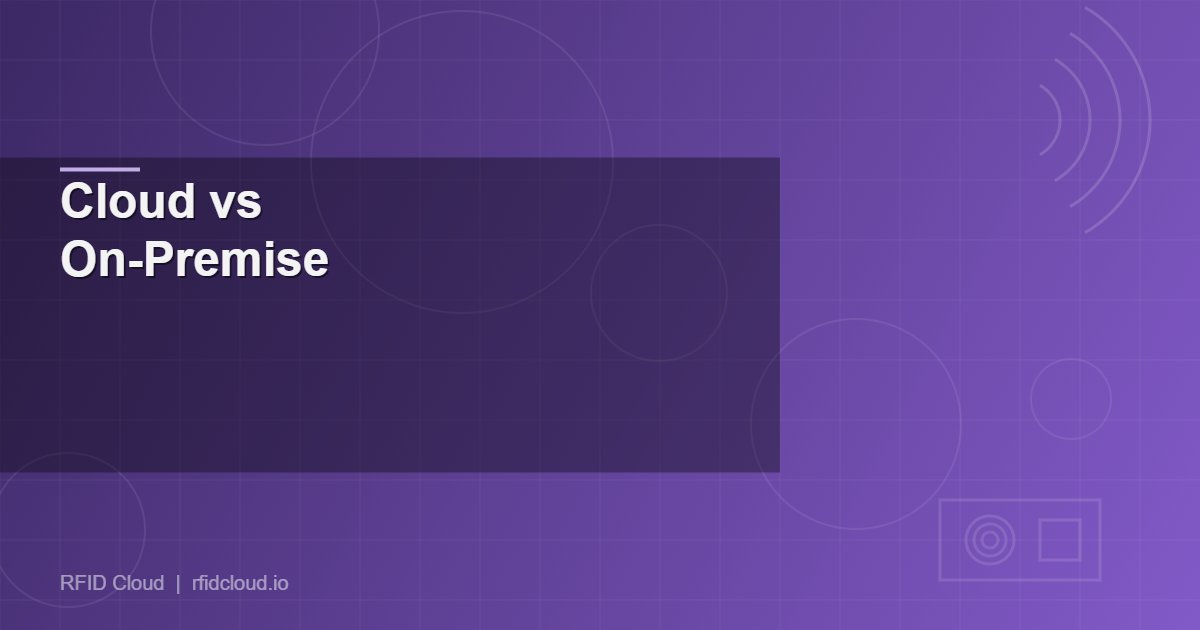 Cloud RFID vs On-Premise RFID: Which Deployment Model Is Right for You?